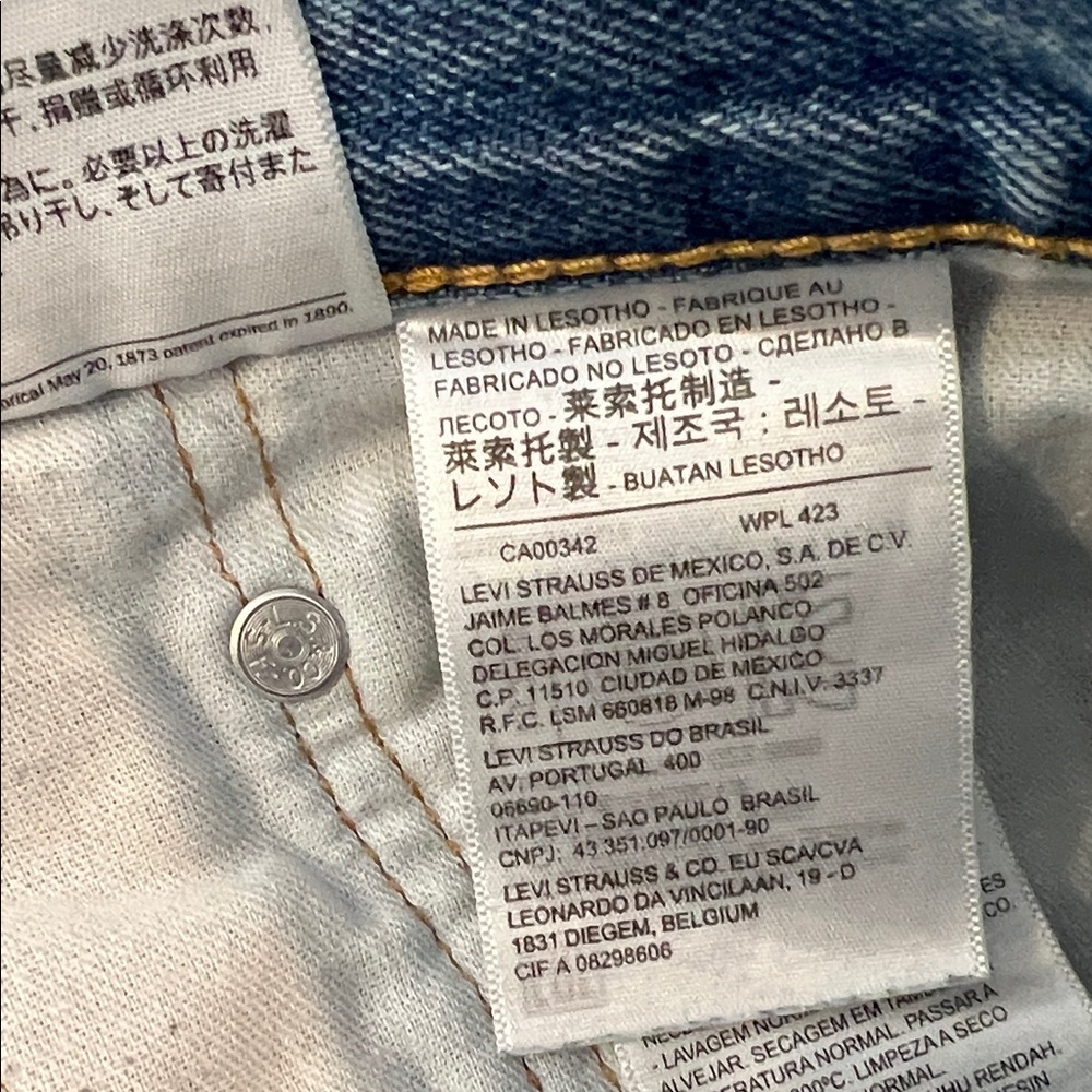 Levi's 505 w34x30 Jeans - Picture 13 of 14